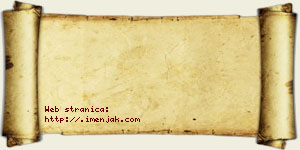 Kristina Vodeničar vizit kartica